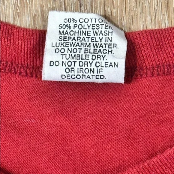 Vintage Mississippi State Bulldogs MSU 3/4 Sleeve Shirt Single Stitch Bully NCAA - Picture 7 of 9